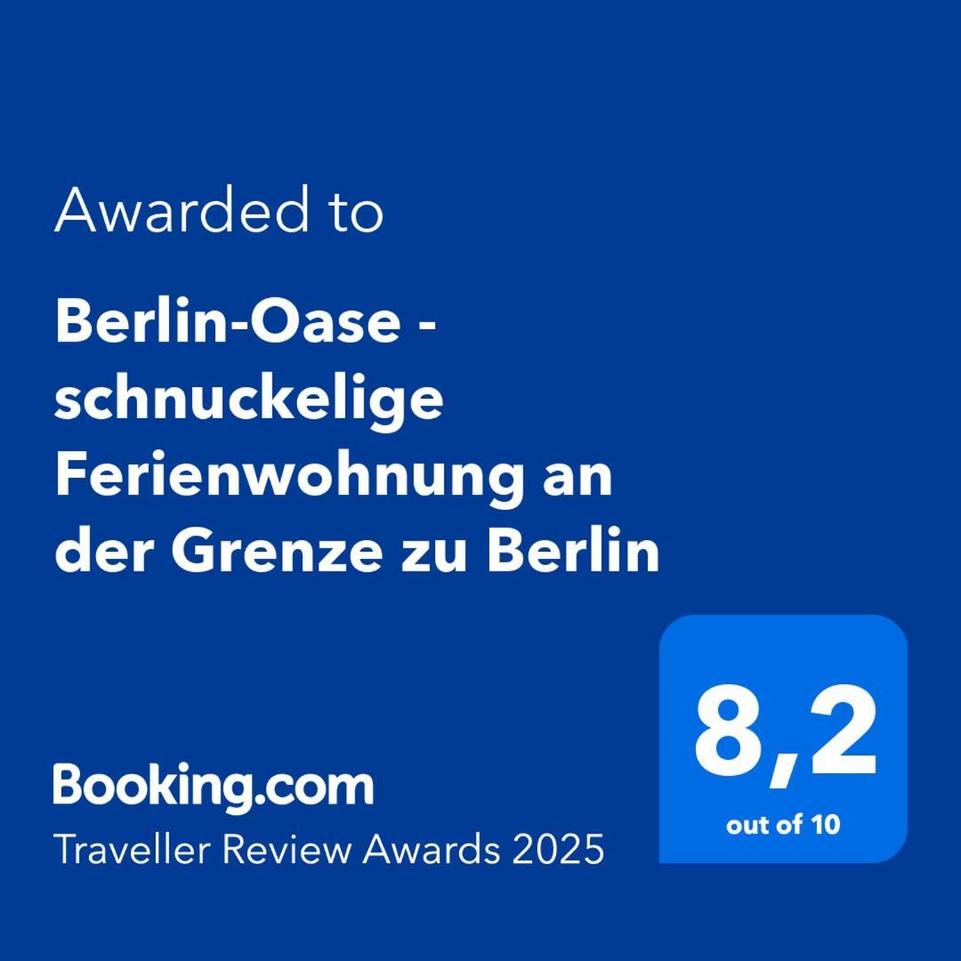 Berlin-Oase - Schnuckelige Ferienwohnung An Der Grenze Zu Berlin Шёнефельд Экстерьер фото